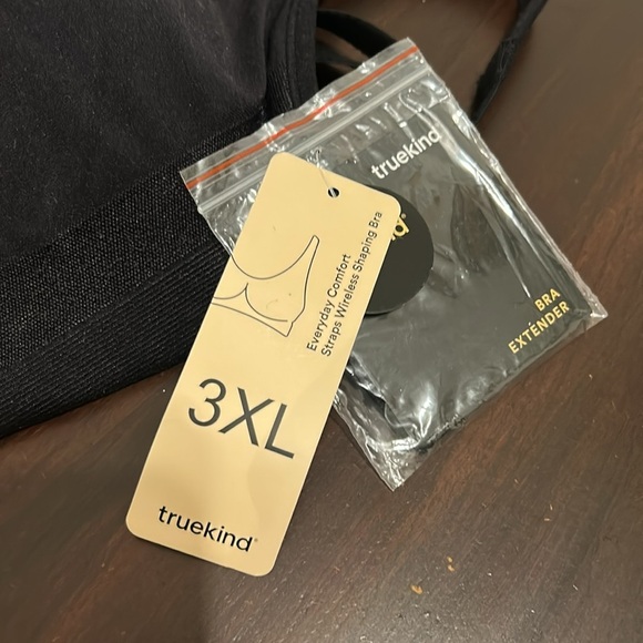 TrueKind by Shapermint Everyday Comfort
Straps Wireless Shaping Bra Black Sz. 3X - Picture 8 of 16